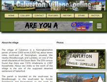 Tablet Screenshot of calvertonvillage.com